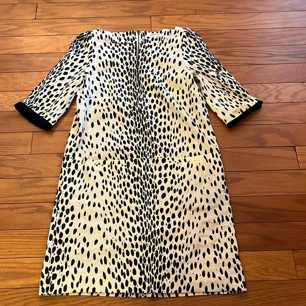Emerson Fry Animal Print Sheath Dress Size S